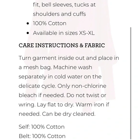 CAbi cabaret Red Cardigan Wrap Sweater with Bishop Sleeves - Picture 5 of 8